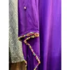 Imperial Crepe Satin Kaftan with Hand-Done Zardosi & Wooden Tassels