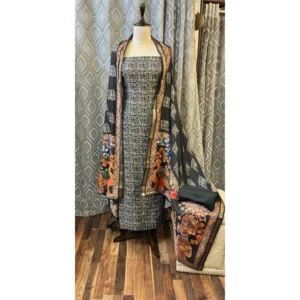 Regal Maheshwari Suit with Artistic Digital Print Dupatta