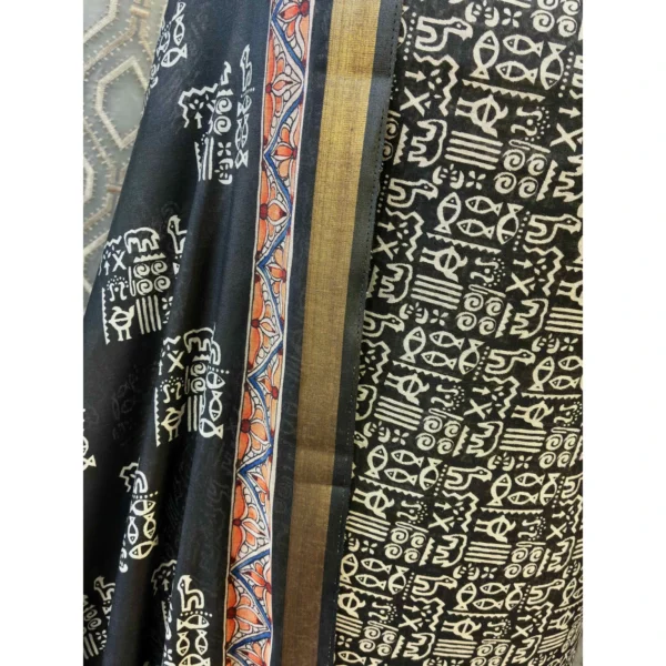 Regal Maheshwari Suit with Artistic Digital Print Dupatta