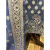 Imperial Sapphire Jamawar Silk Suit with Ornate Weave