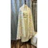 Ivory Organza Silk Suit with Resham-Embroidered Organza Dupatta