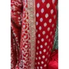 Crimson Red Katan Silk Suit with Paani Gold Kadwa Weave & Heavy Jaal Dupatta