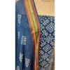 Azure Heritage Cotton Suit with Patola Artistry
