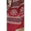 Crimson Earth Cotton Suit with Sindhi Ajrakh Artistry