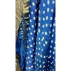 Heritage Azure Blue Gajji Silk Dupatta with Pure Bandhej
