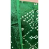 Verdant Forest Cotton Gajji Silk Suit with Hand-Tied Bandhani