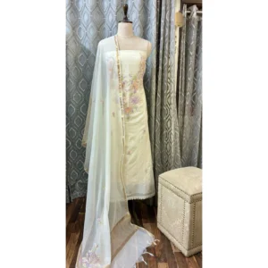 Alabaster Pastel Pure Mul Cotton Suit