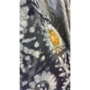 Charcoal and Mustard Pure Kota Batik Suit