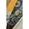 Charcoal and Mustard Pure Kota Batik Suit