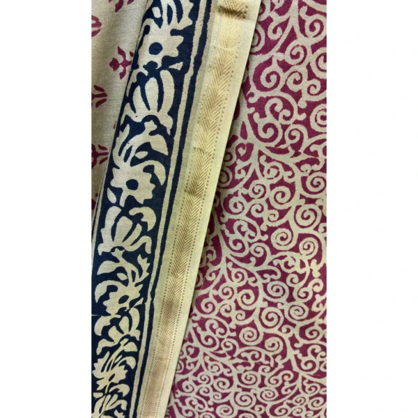 Crimson Gold Maheshwari Suit