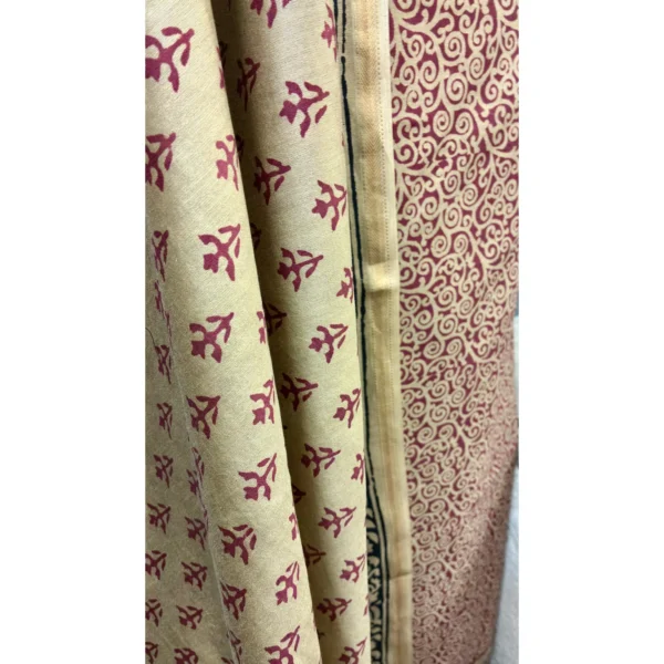 Crimson Gold Maheshwari Suit