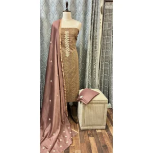 Earth Maroon Pure Cotton Ajrakh Suit