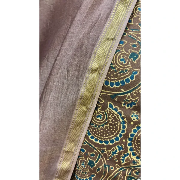Earth Maroon Pure Cotton Ajrakh Suit