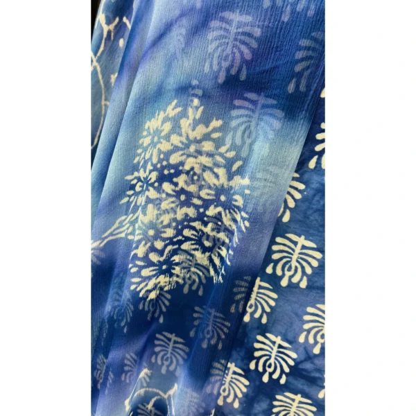 Indigo Azure Pure Cotton Suit