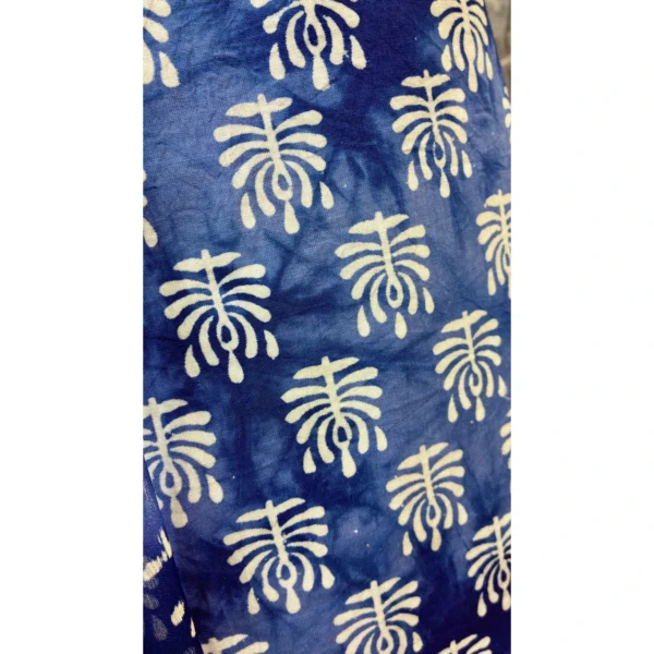 Indigo Azure Pure Cotton Suit
