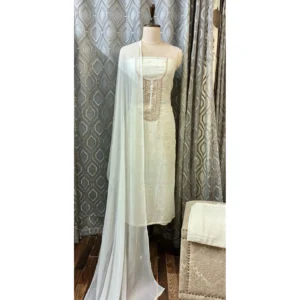 Ivory Grace Mul Chanderi Suit