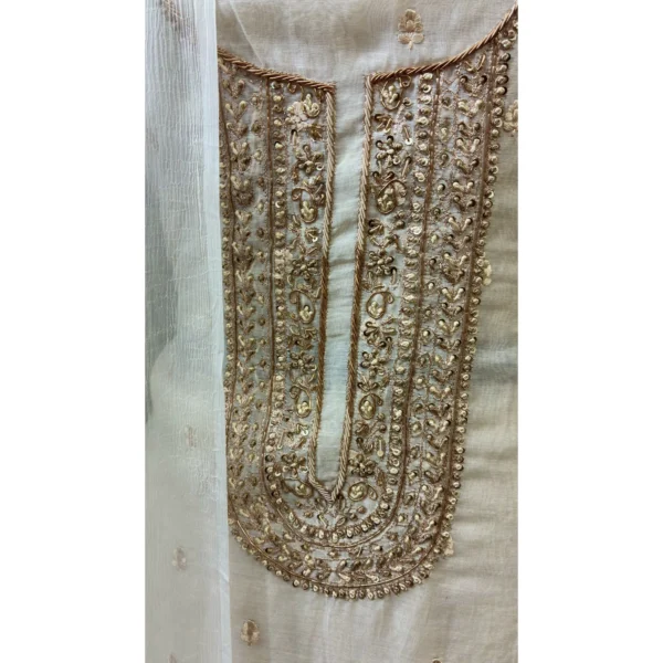 Ivory Grace Mul Chanderi Suit