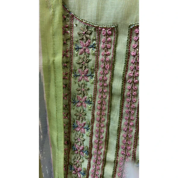 Meadow Green Tissue Linen Suit