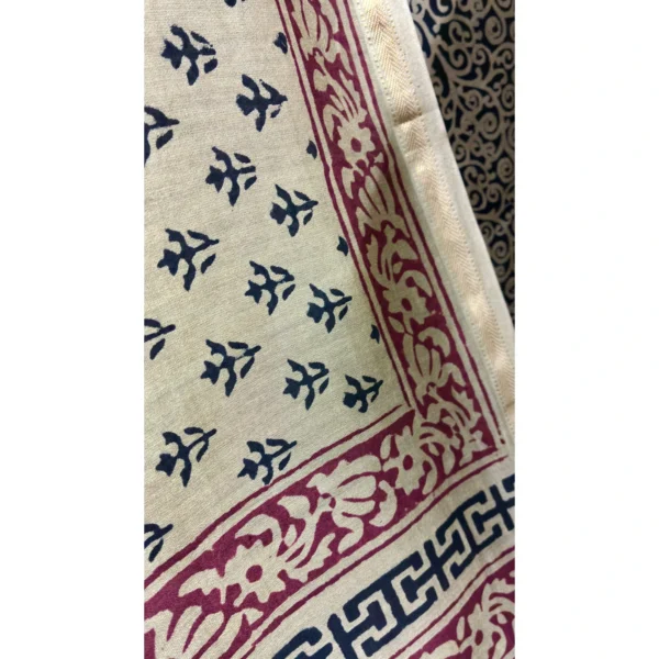 Ochre Onyx Maheshwari Suit