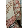 Ochre Terracotta Cotton Chanderi Suit