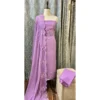 Orchid Haze Pure Organza Suit