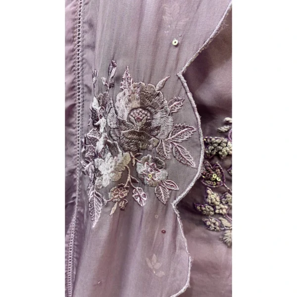 Orchid Haze Pure Organza Suit