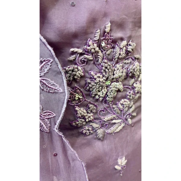 Orchid Haze Pure Organza Suit