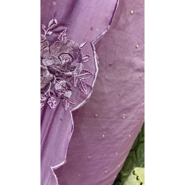 Orchid Haze Pure Organza Suit
